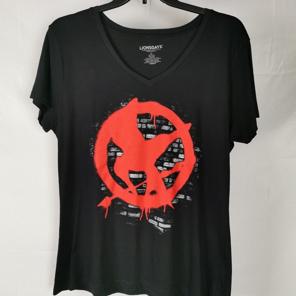 The Hunger Games Trilogy Mockingjay T-Shirt - Picture 2 of 4